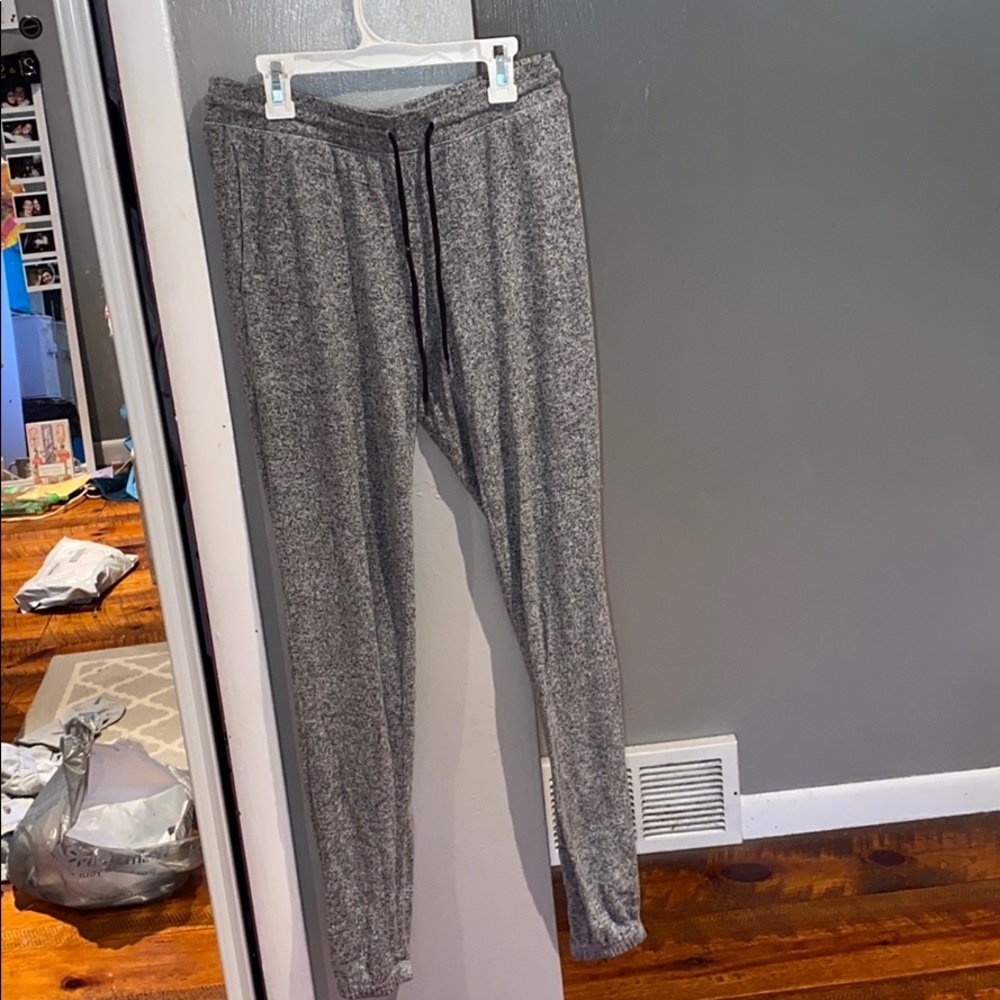 Gray joggers